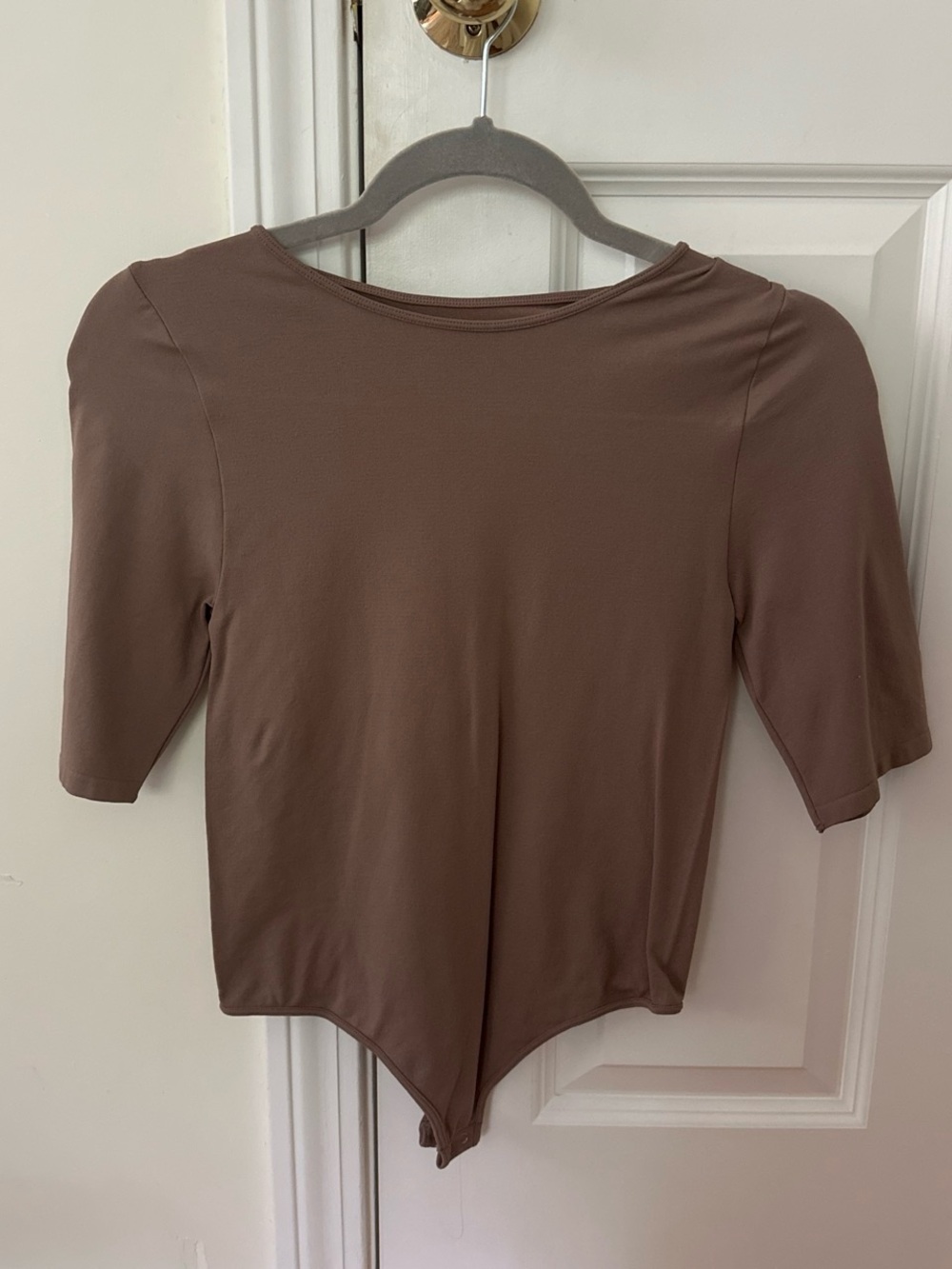 By Together Short-Sleeve Bodysuit - Taupe Brown